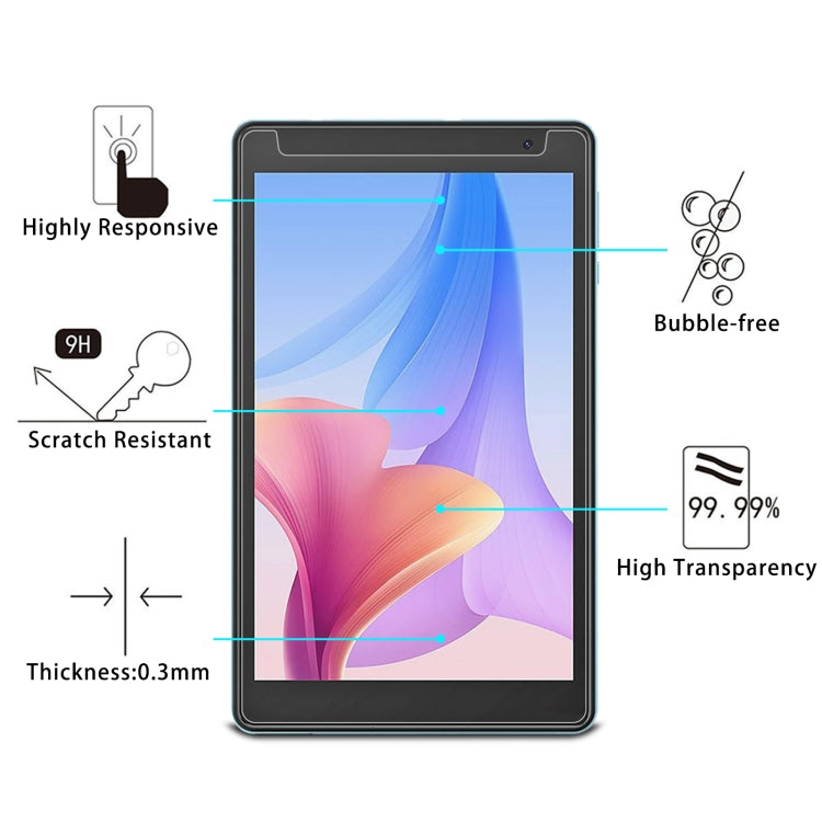 For Blackview Tab 5 2pcs 9H 2.5D Explosion-proof Tempered Tablet Glass Film - Others by PMC TechLife | Online Shopping South Africa | PMC TechLife