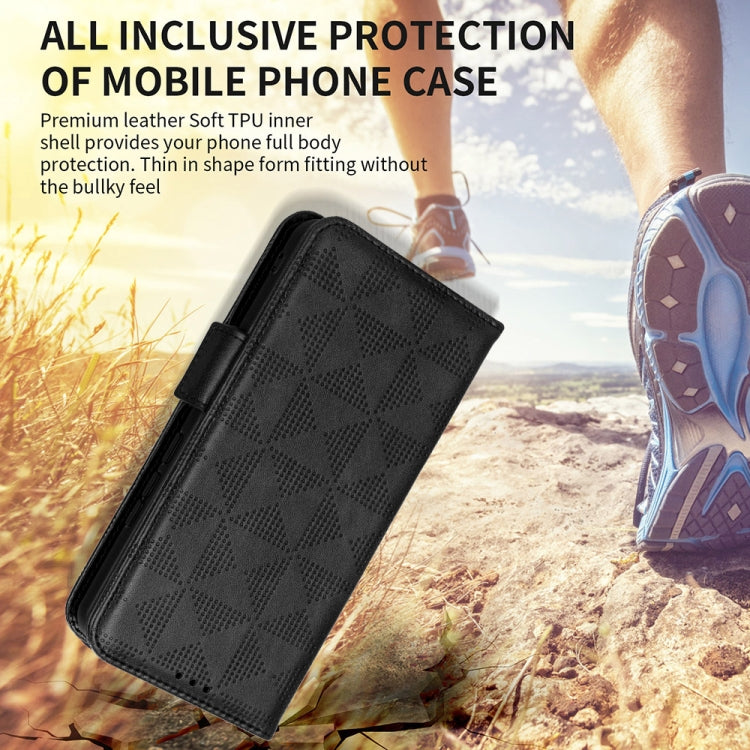 For Blackview A85 Symmetrical Triangle Leather Phone Case(Brown) - More Brand by PMC TechLife | Online Shopping South Africa | PMC TechLife | Buy Now Pay Later Mobicred