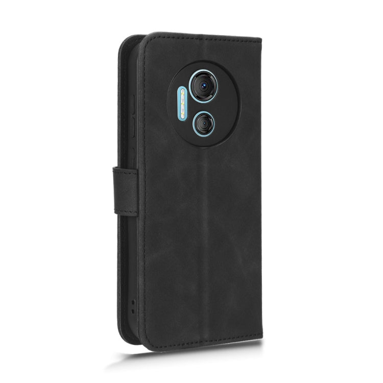 For Doogee X97 / X97 Pro Skin Feel Magnetic Flip Leather Phone Case(Black) - Doogee Cases by PMC TechLife | Online Shopping South Africa | PMC TechLife | Buy Now Pay Later Mobicred