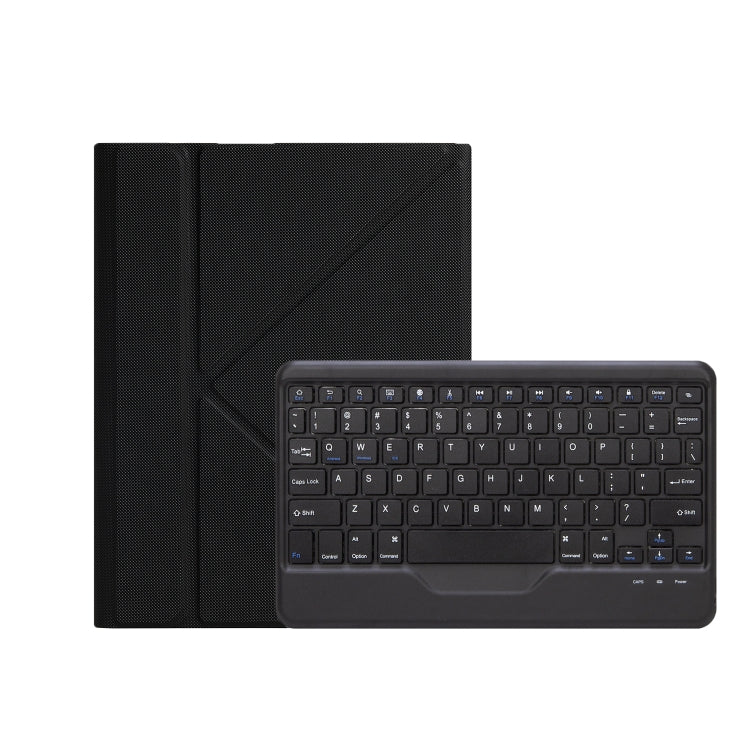 For iPad 2025 / 2022 B10 Triangle Holder Tablet Bluetooth Keyboard Leather Case(Black) - Universal by PMC TechLife | Online Shopping South Africa | PMC TechLife | Buy Now Pay Later Mobicred