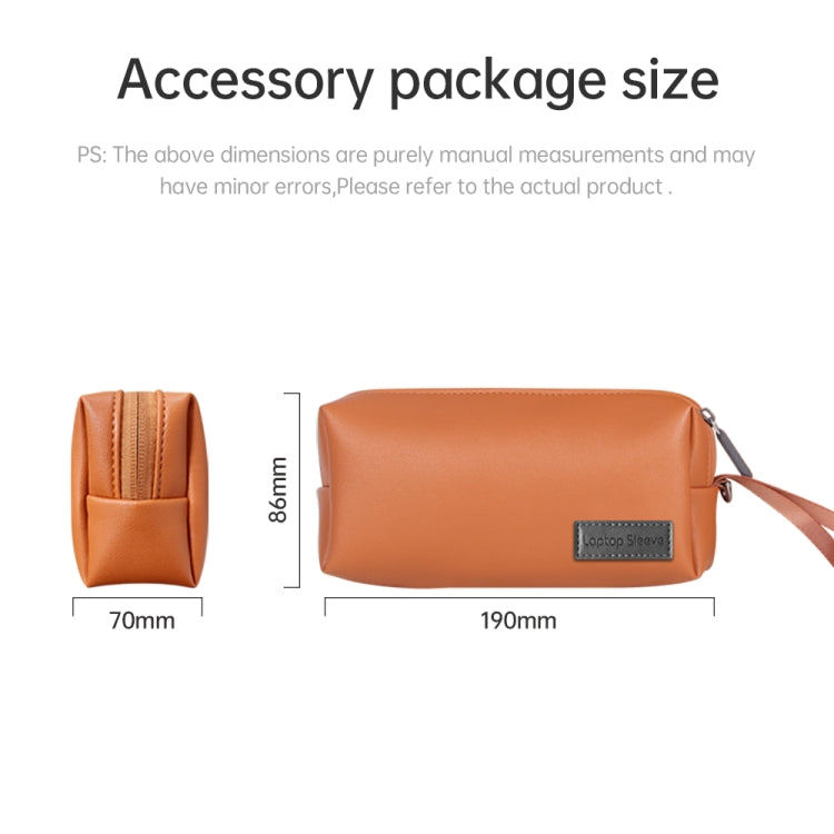 Waterproof PU Laptop Bag Inner Bag with Power Pack, Size:15 inch(Rose Gold) - Other by PMC TechLife | Online Shopping South Africa | PMC TechLife | Buy Now Pay Later Mobicred