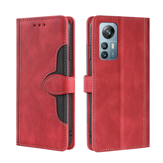 For Blackview A85 Skin Feel Magnetic Buckle Leather Phone Case(Red) - More Brand by PMC Jewellery | Online Shopping South Africa | PMC Jewellery | Buy Now Pay Later Mobicred