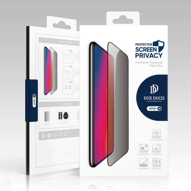 For iPhone 6 / 6s 5pcs DUX DUCIS 0.33mm 9H High Aluminum Anti-spy HD Tempered Glass Film - Tempered Glass Film by DUX DUCIS | Online Shopping South Africa | PMC Jewellery | Buy Now Pay Later Mobicred