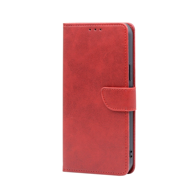 For Blackview A52 Calf Texture Buckle Flip Leather Phone Case(Red) - More Brand by PMC Jewellery | Online Shopping South Africa | PMC Jewellery | Buy Now Pay Later Mobicred