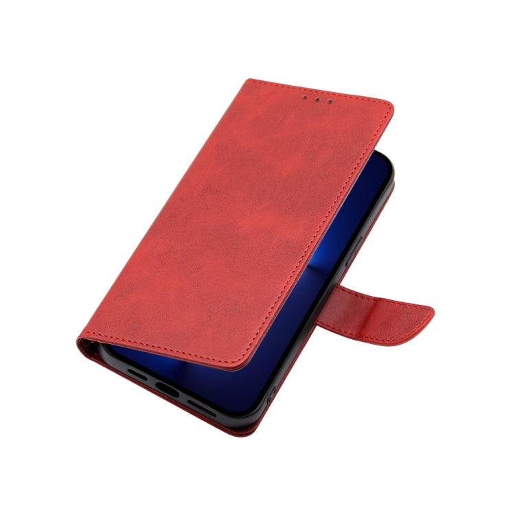 For Blackview A85 Calf Texture Buckle Flip Leather Phone Case(Red) - More Brand by PMC Jewellery | Online Shopping South Africa | PMC Jewellery | Buy Now Pay Later Mobicred