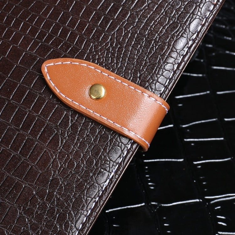 For Blackview A85 idewei Crocodile Texture Leather Phone Case(Dark Blue) - More Brand by idewei | Online Shopping South Africa | PMC TechLife | Buy Now Pay Later Mobicred