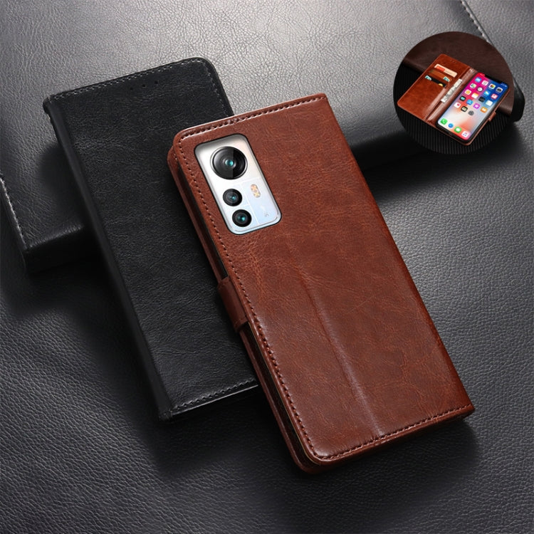 For Blackview A85 idewei Crazy Horse Texture Leather Phone Case with Holder(Sky Blue) - More Brand by idewei | Online Shopping South Africa | PMC TechLife | Buy Now Pay Later Mobicred