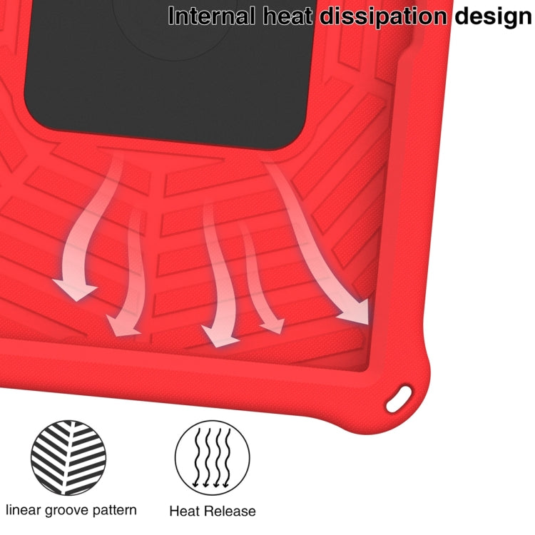 For Lenovo Tab M10 3rd Gen Spider King Silicone Protective Tablet Case(Red) - Lenovo by PMC TechLife | Online Shopping South Africa | PMC TechLife | Buy Now Pay Later Mobicred