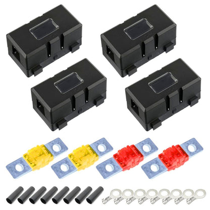 4 in 1 ANS-H Car Fuse Holder Fuse Box, Current:80A - Fuse by PMC Jewellery | Online Shopping South Africa | PMC Jewellery | Buy Now Pay Later Mobicred