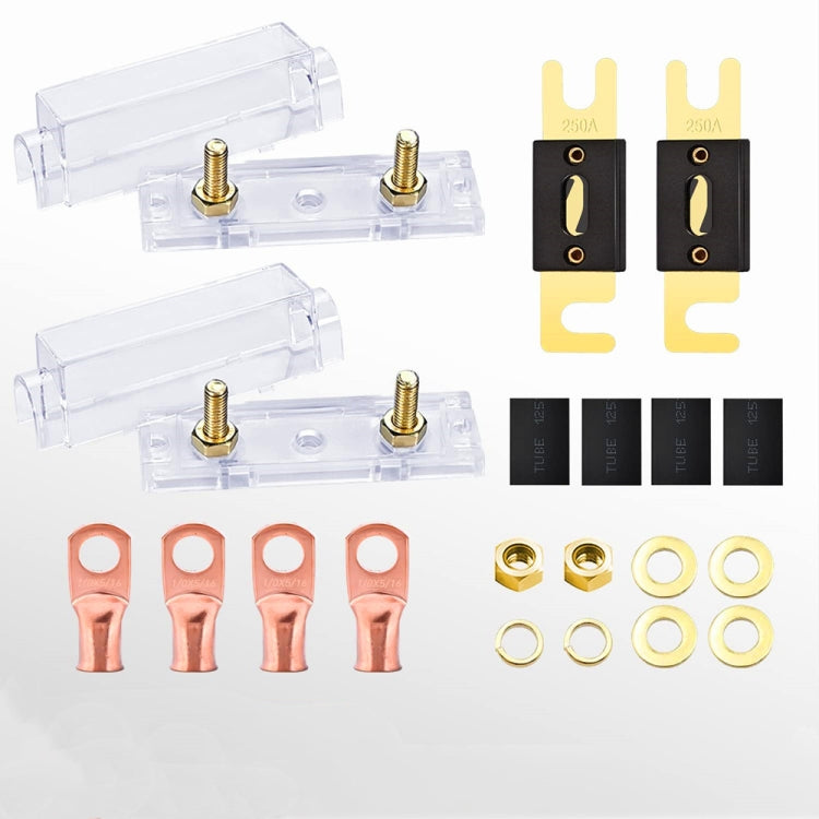 2 in 1 ANL Car Fuse Holder Electrical Protection Insulating Cover, Current:200A - Fuse by PMC TechLife | Online Shopping South Africa | PMC TechLife | Buy Now Pay Later Mobicred