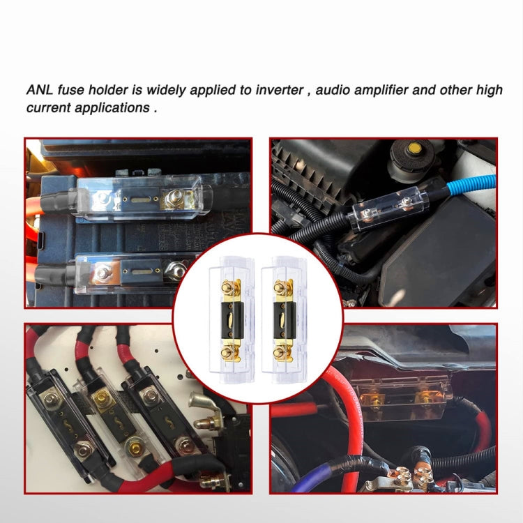 2 in 1 ANL Car Fuse Holder Electrical Protection Insulating Cover, Current:500A - Fuse by PMC TechLife | Online Shopping South Africa | PMC TechLife | Buy Now Pay Later Mobicred