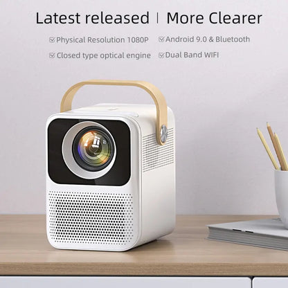 WOWOTO V1 3.97 inch TFT Display 1920x1080 4K 100ANSI RGB LED Smart Projector(US Plug) - LED Projector by WOWOTO | Online Shopping South Africa | PMC Jewellery | Buy Now Pay Later Mobicred