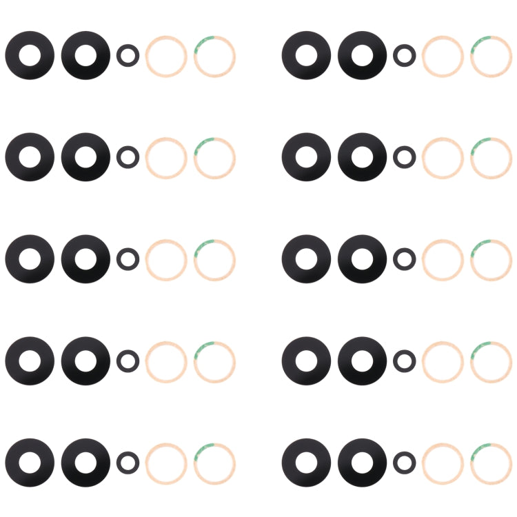 For Xiaomi Redmi K50i 10pcs Back Camera Lens - Camera by PMC TechLife | Online Shopping South Africa | PMC TechLife