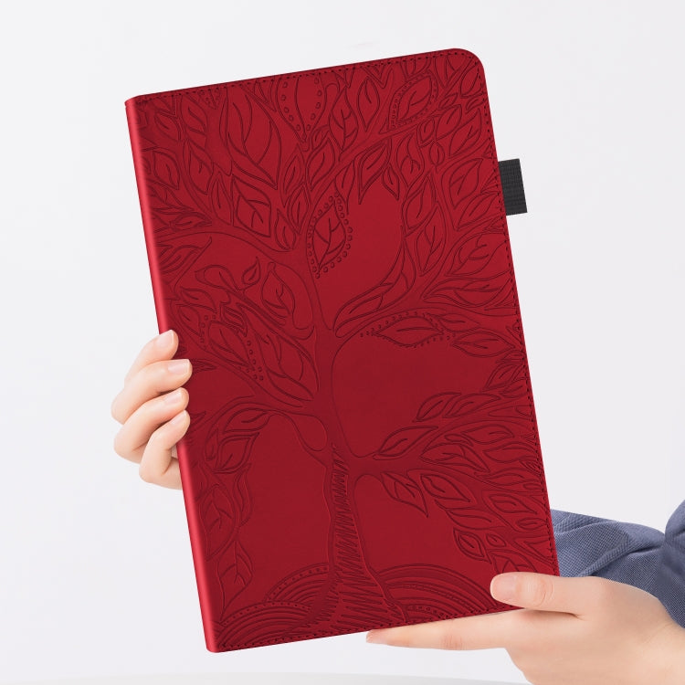 For Xiaomi Pad 6 / Pad 6 Pro Life Tree Series Horizontal Flip Leather Tablet Case(Red) - More Tablet Cases by PMC Jewellery | Online Shopping South Africa | PMC Jewellery | Buy Now Pay Later Mobicred