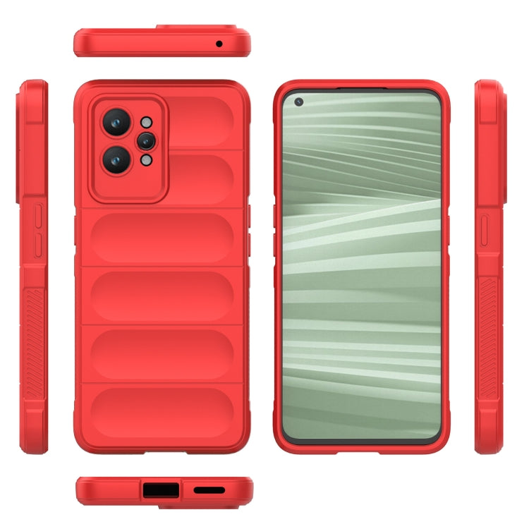For Realme GT2 Pro Magic Shield TPU + Flannel Phone Case(Purple) - Realme Cases by PMC TechLife | Online Shopping South Africa | PMC TechLife | Buy Now Pay Later Mobicred