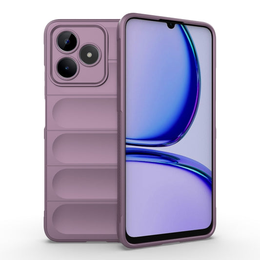 For Realme C53 4G Magic Shield TPU + Flannel Phone Case(Purple) - Realme Cases by PMC Jewellery | Online Shopping South Africa | PMC Jewellery | Buy Now Pay Later Mobicred
