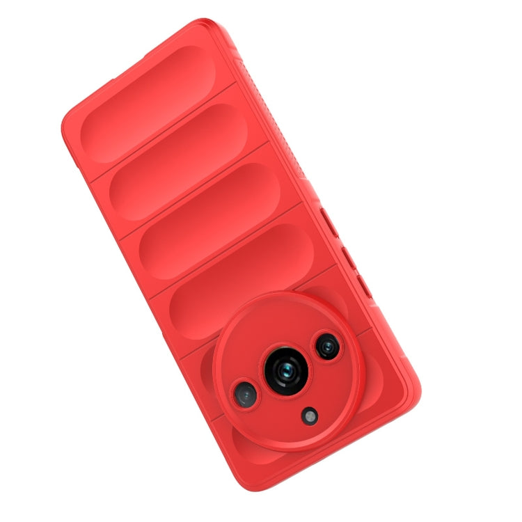 For Realme 11 Pro 5G/11 Pro+ 5G Magic Shield TPU + Flannel Phone Case(Red) - Realme Cases by PMC Jewellery | Online Shopping South Africa | PMC Jewellery | Buy Now Pay Later Mobicred