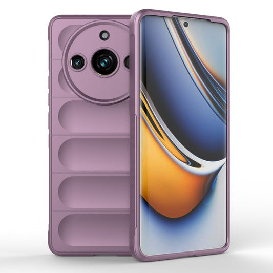 For Realme 11 Pro 5G/11 Pro+ 5G Magic Shield TPU + Flannel Phone Case(Purple) - Realme Cases by PMC Jewellery | Online Shopping South Africa | PMC Jewellery | Buy Now Pay Later Mobicred