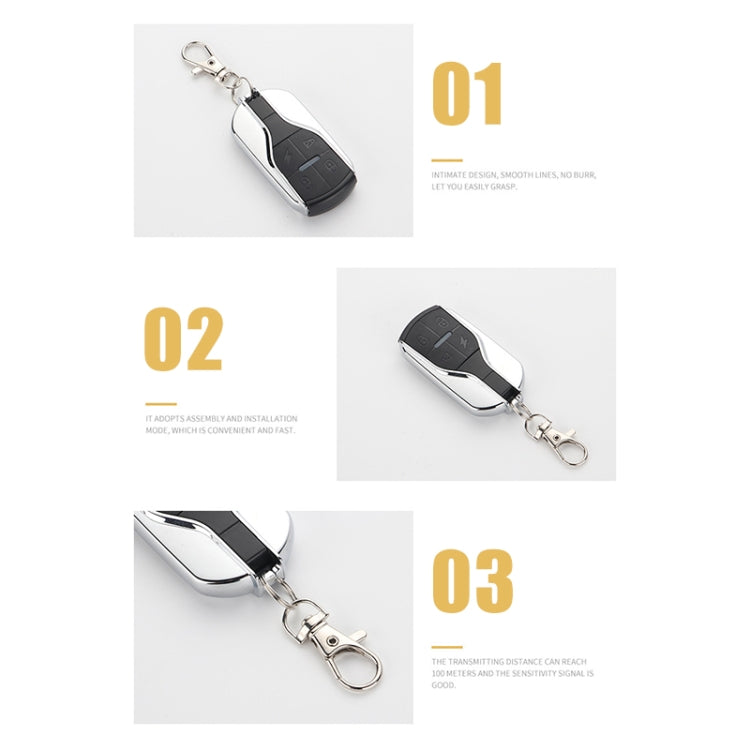 433MHz Copy Code 2pcs For Maserati Four-button Anti-theft Alarm Wireless Key Remote Control - Remote Control by PMC TechLife | Online Shopping South Africa | PMC TechLife | Buy Now Pay Later Mobicred