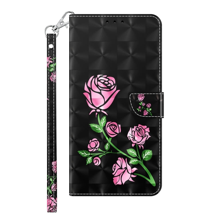 For Xiaomi 13 Ultra 3D Painted Pattern Leather Phone Case(Rose) - 13 Ultra Cases by PMC TechLife | Online Shopping South Africa | PMC TechLife | Buy Now Pay Later Mobicred
