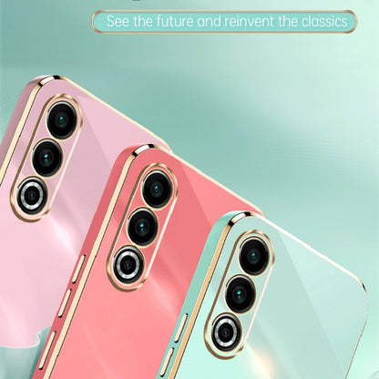 For Meizu 20 5G XINLI Straight Edge 6D Electroplate TPU Phone Case(Mint Green) - Meizu by XINLI | Online Shopping South Africa | PMC Jewellery | Buy Now Pay Later Mobicred