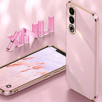 For Meizu 20 5G XINLI Straight Edge 6D Electroplate TPU Phone Case(Mint Green) - Meizu by XINLI | Online Shopping South Africa | PMC Jewellery | Buy Now Pay Later Mobicred