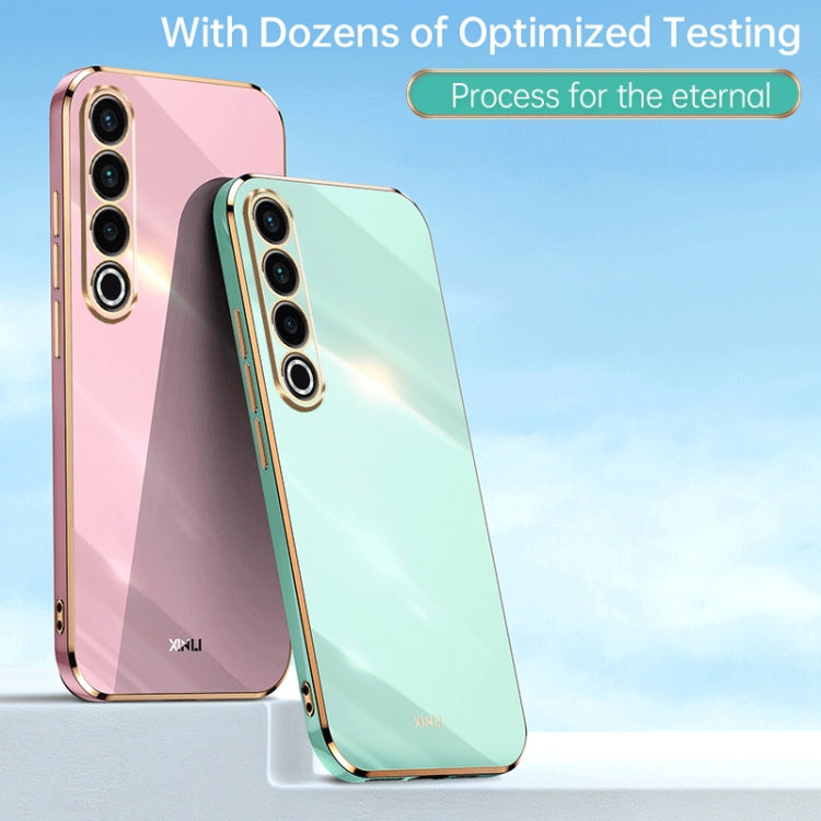 For Meizu 20 Pro 5G XINLI Straight Edge 6D Electroplate TPU Phone Case(Celestial Blue) - Meizu by XINLI | Online Shopping South Africa | PMC Jewellery | Buy Now Pay Later Mobicred