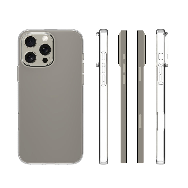 For iPhone 16 Pro Max Waterproof Texture TPU Phone Case(Transparent) - iPhone 16 Pro Max Cases by PMC TechLife | Online Shopping South Africa | PMC TechLife | Buy Now Pay Later Mobicred