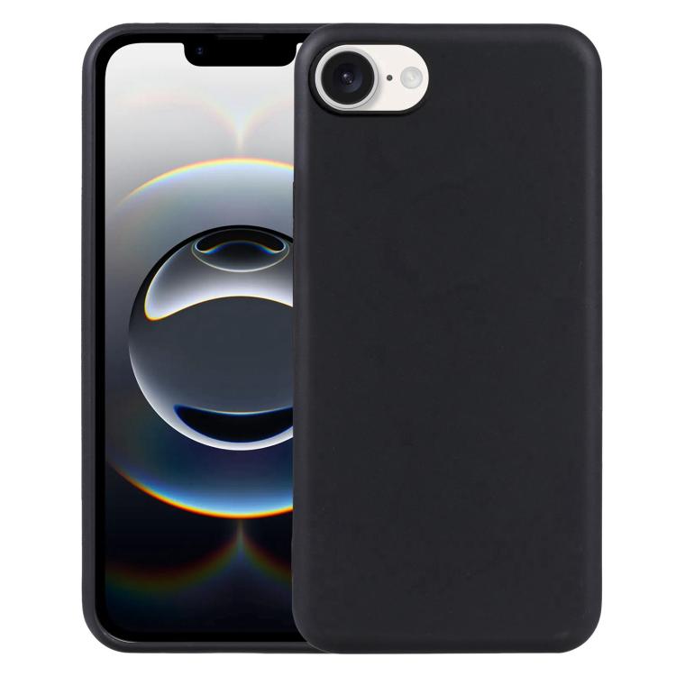 For iPhone 16e TPU Phone Case(Black) - iPhone 16e Cases by PMC TechLife | Online Shopping South Africa | PMC TechLife | Buy Now Pay Later Mobicred