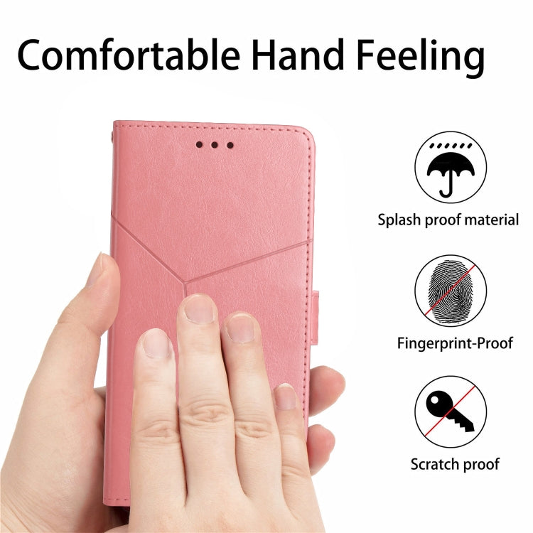 For Xiaomi 14 Ultra Y-shaped Pattern Flip Leather Phone Case(Pink) - 14 Ultra Cases by PMC TechLife | Online Shopping South Africa | PMC TechLife | Buy Now Pay Later Mobicred