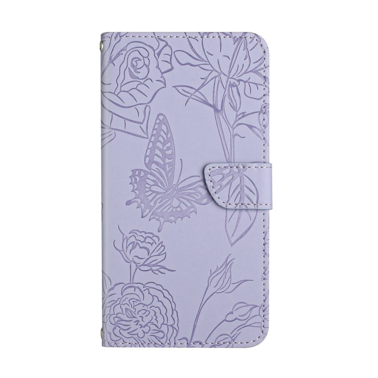 For Xiaomi Redmi A3 Skin Feel Butterfly Embossed Flip Leather Phone Case(Purple) - Xiaomi Cases by PMC Jewellery | Online Shopping South Africa | PMC Jewellery | Buy Now Pay Later Mobicred