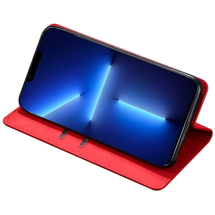 For Xiaomi 14 Skin Feel Magnetic Leather Phone Case(Red) - 14 Cases by PMC TechLife | Online Shopping South Africa | PMC TechLife | Buy Now Pay Later Mobicred
