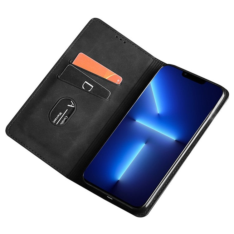 For Huawei Pura 70 Pro / Pro+ Skin Feel Magnetic Leather Phone Case(Black) - Huawei Cases by PMC Jewellery | Online Shopping South Africa | PMC Jewellery | Buy Now Pay Later Mobicred