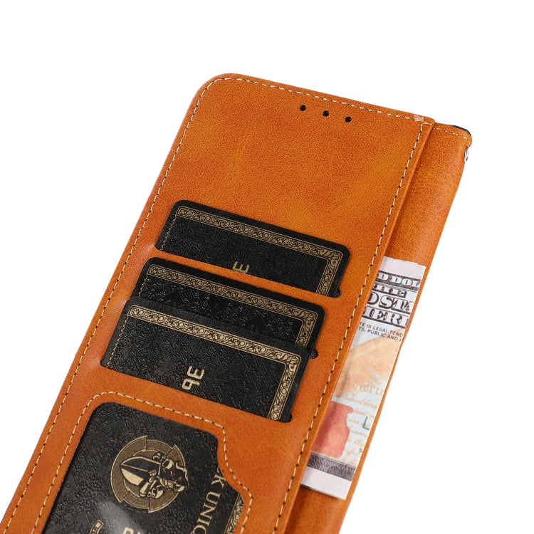 For Xiaomi Redmi Note 13 5G Global KHAZNEH Cowhide Texture Flip Leather Phone Case(Black) - Note 13 Cases by PMC TechLife | Online Shopping South Africa | PMC TechLife | Buy Now Pay Later Mobicred