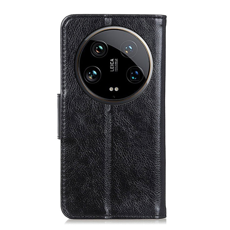 For Xiaomi 14 Ultra Nappa Texture Horizontal Flip Leather Phone Case(Black) - 14 Ultra Cases by PMC TechLife | Online Shopping South Africa | PMC TechLife | Buy Now Pay Later Mobicred