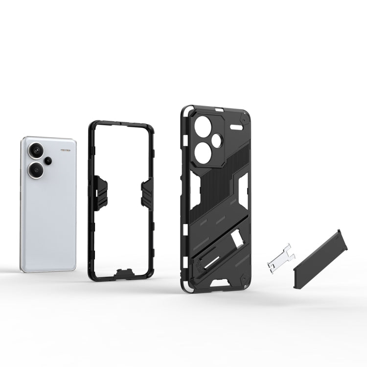 For Xiaomi Redmi Note 13 Pro Punk Armor 2 in 1 PC + TPU Phone Case(Light Red) - Note 13 Pro Cases by PMC TechLife | Online Shopping South Africa | PMC TechLife | Buy Now Pay Later Mobicred