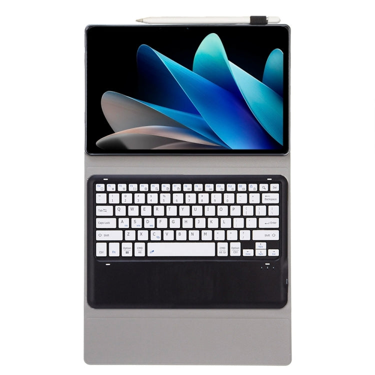 For vivo Pad 2 12.1 inch AV12 Ultra-thin Split Bluetooth Keyboard Leather Tablet Case(Black+White) - Others Keyboard by PMC TechLife | Online Shopping South Africa | PMC TechLife
