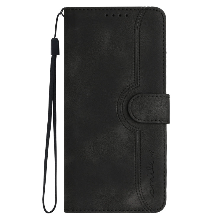 For Xiaomi Redmi K70 Heart Pattern Skin Feel Leather Phone Case(Black) - Xiaomi Cases by PMC Jewellery | Online Shopping South Africa | PMC Jewellery | Buy Now Pay Later Mobicred