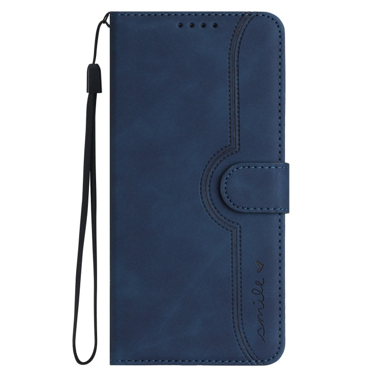 For Xiaomi Redmi Note 13 4G Heart Pattern Skin Feel Leather Phone Case(Royal Blue) - Note 13 Cases by PMC TechLife | Online Shopping South Africa | PMC TechLife | Buy Now Pay Later Mobicred