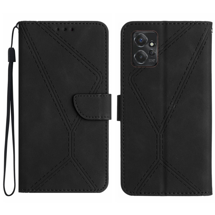 For Motorola Moto G Power 2023 Stitching Embossed Leather Phone Case(Black) - free shipping - PMC TechLife - Order now!
