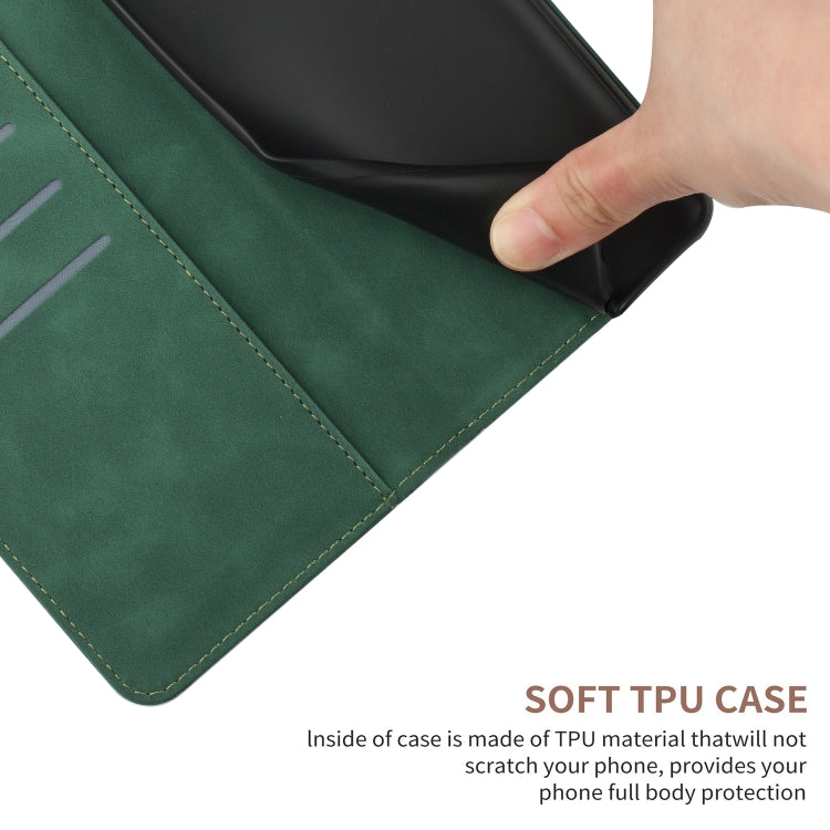 For Motorola Moto G15 Stitching Embossed Leather Phone Case(Green) - free shipping - PMC TechLife - Order now!
