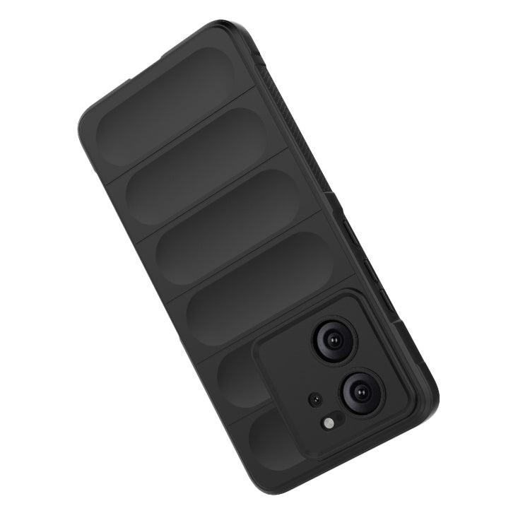 For Xiaomi Redmi K60 Ultra Magic Shield TPU + Flannel Phone Case(Grey) - Redmi K60 Ultra Cases by PMC TechLife | Online Shopping South Africa | PMC TechLife | Buy Now Pay Later Mobicred