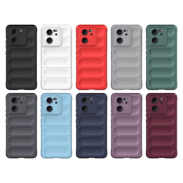 For Xiaomi Redmi K60 Ultra Magic Shield TPU + Flannel Phone Case(Wine Red) - Redmi K60 Ultra Cases by PMC TechLife | Online Shopping South Africa | PMC TechLife | Buy Now Pay Later Mobicred