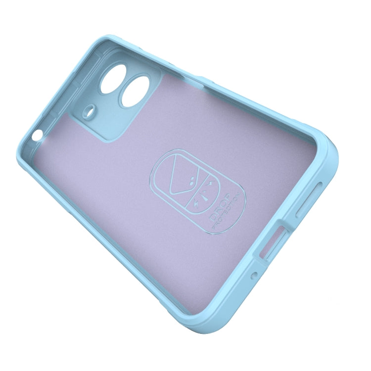 For Xiaomi Redmi 13C 4G Global Magic Shield TPU + Flannel Phone Case(Black) - 13C Cases by PMC TechLife | Online Shopping South Africa | PMC TechLife | Buy Now Pay Later Mobicred