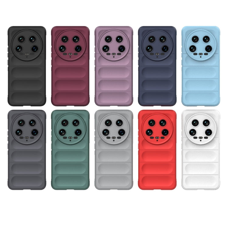 For Xiaomi 14 Ultra Magic Shield TPU + Flannel Phone Case(Purple) - 14 Ultra Cases by PMC TechLife | Online Shopping South Africa | PMC TechLife | Buy Now Pay Later Mobicred