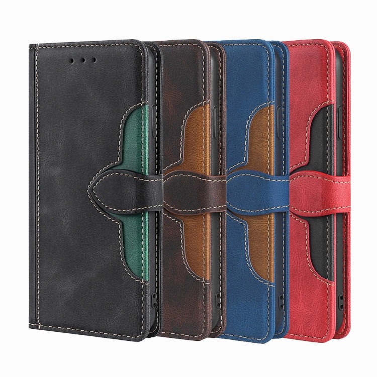 For Infinix Note 40 Pro 4G Skin Feel Magnetic Buckle Leather Phone Case(Black) - Infinix Cases by PMC TechLife | Online Shopping South Africa | PMC TechLife | Buy Now Pay Later Mobicred