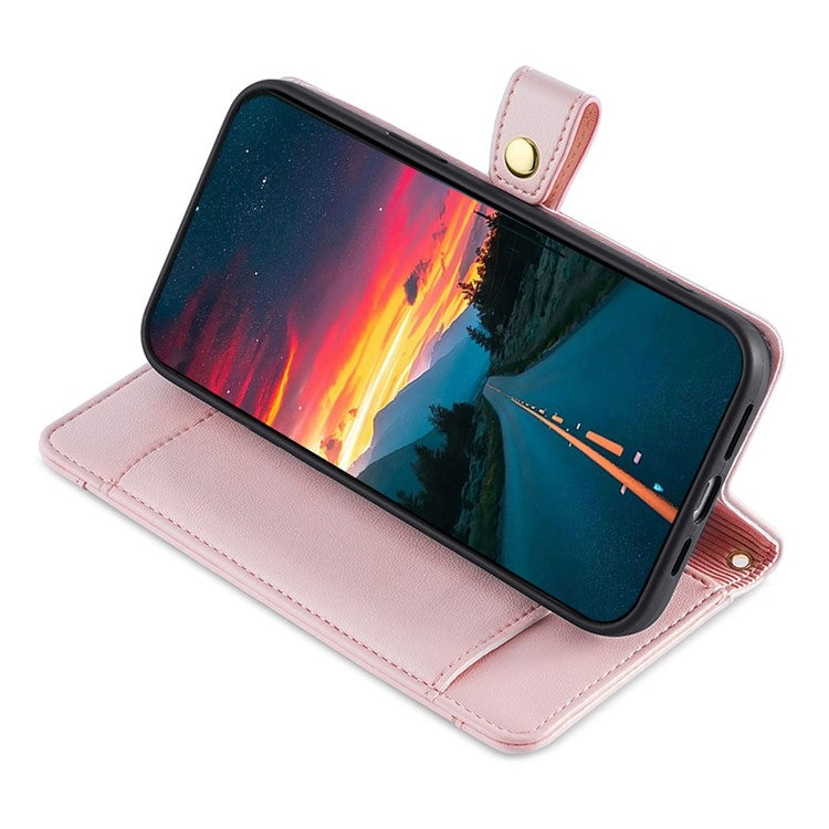 For Honor Play 60 Plus Sheep Texture Cross-body Zipper Wallet Leather Phone Case(Pink) - Honor Cases by PMC TechLife | Online Shopping South Africa | PMC TechLife | Buy Now Pay Later Mobicred