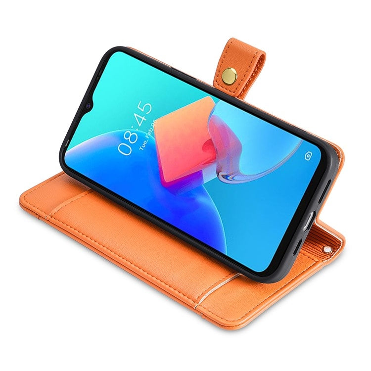 For OnePlus Ace 3V 5G Sheep Texture Cross-body Zipper Wallet Leather Phone Case(Orange) - OnePlus Cases by PMC TechLife | Online Shopping South Africa | PMC TechLife | Buy Now Pay Later Mobicred