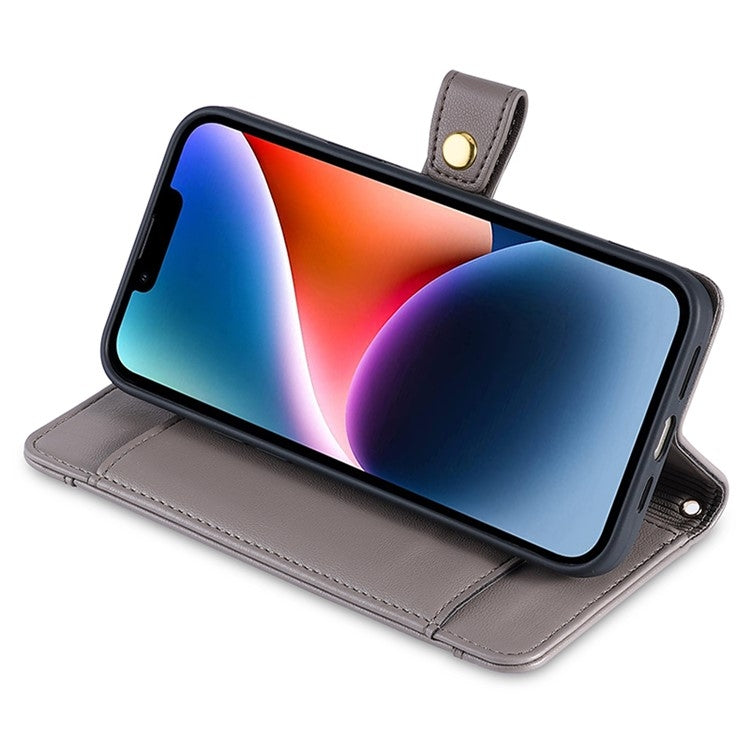For OnePlus Ace 3V 5G Sheep Texture Cross-body Zipper Wallet Leather Phone Case(Grey) - OnePlus Cases by PMC TechLife | Online Shopping South Africa | PMC TechLife | Buy Now Pay Later Mobicred