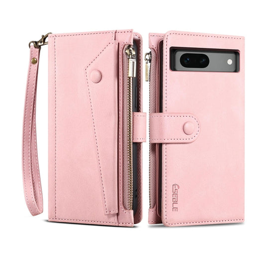 For Google Pixel 7a ESEBLE Retro Frosted RFID Flip Leather Phone Case(Rose Gold) - Google Cases by ESEBLE | Online Shopping South Africa | PMC Jewellery | Buy Now Pay Later Mobicred